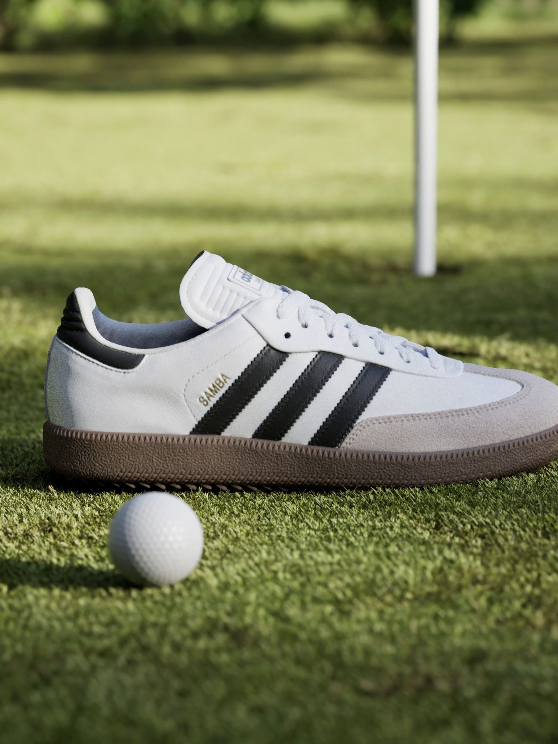Amazon.com | adidas Samba Golf Shoes Footwear White