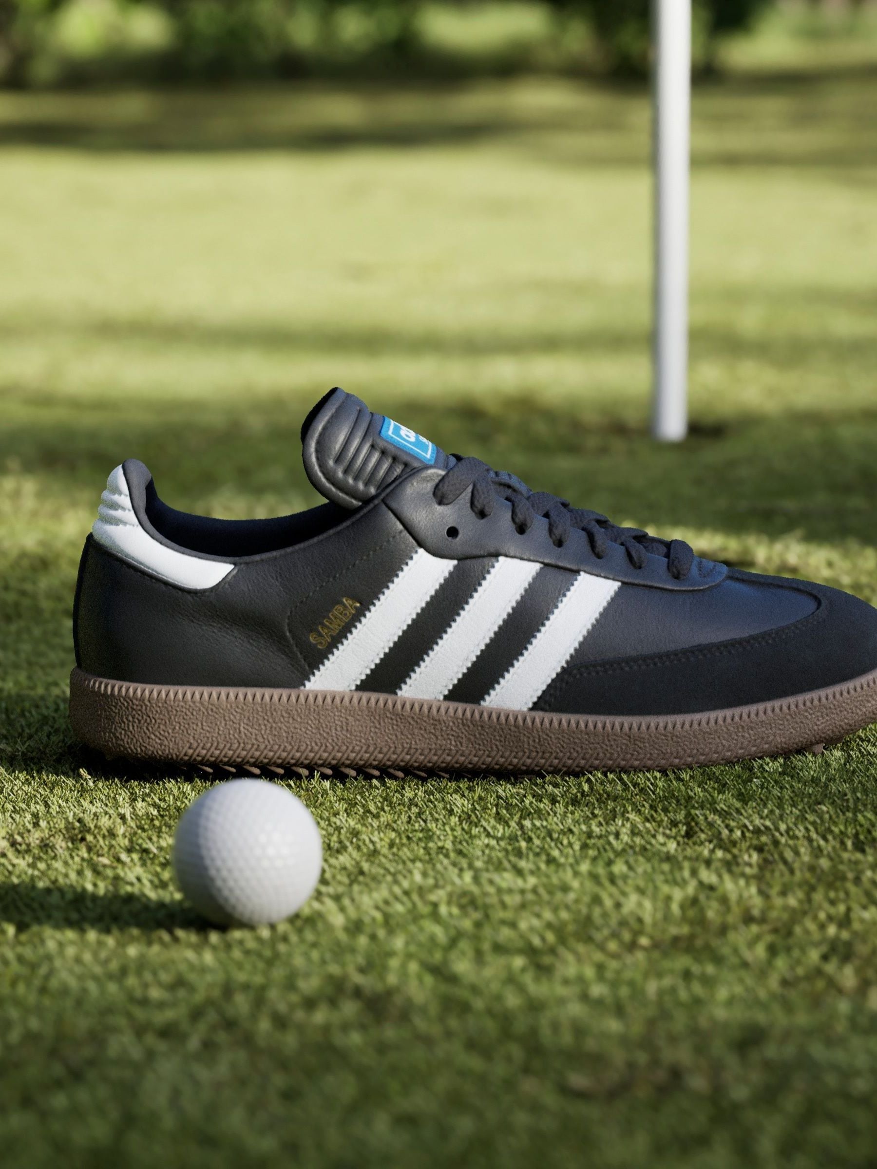 adidas Samba golf サンバゴルフシューズ　ブラック　27.0㌢ Buy adidas Golf Black/White Samba Spikeless Shoes from Next Singapore