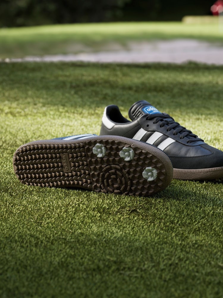 Next：日本 ブラック / ホワイト - adidas Golf Samba スパイクレス 