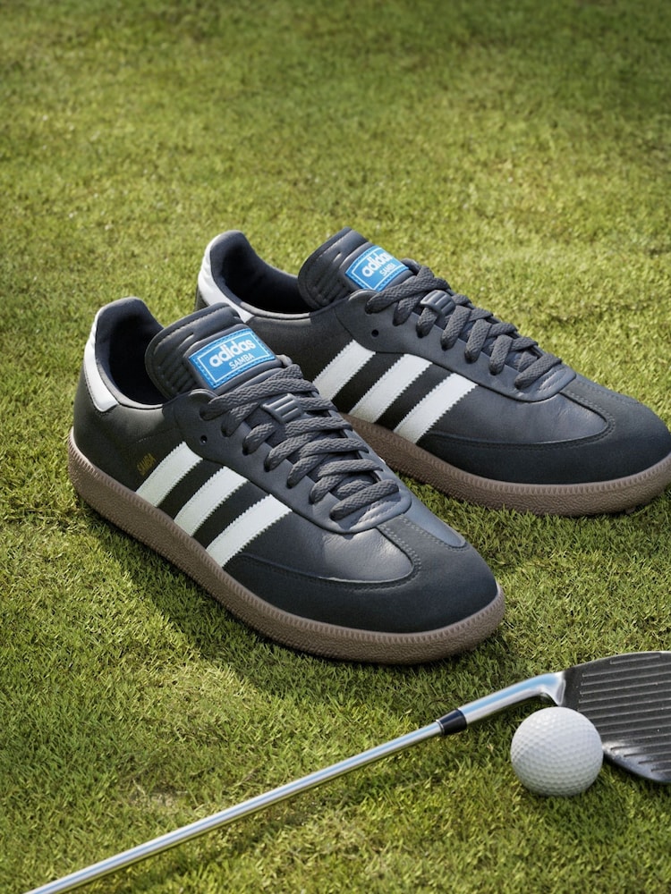 Buy adidas Golf Black/White Samba Spikeless Shoes from Next USA