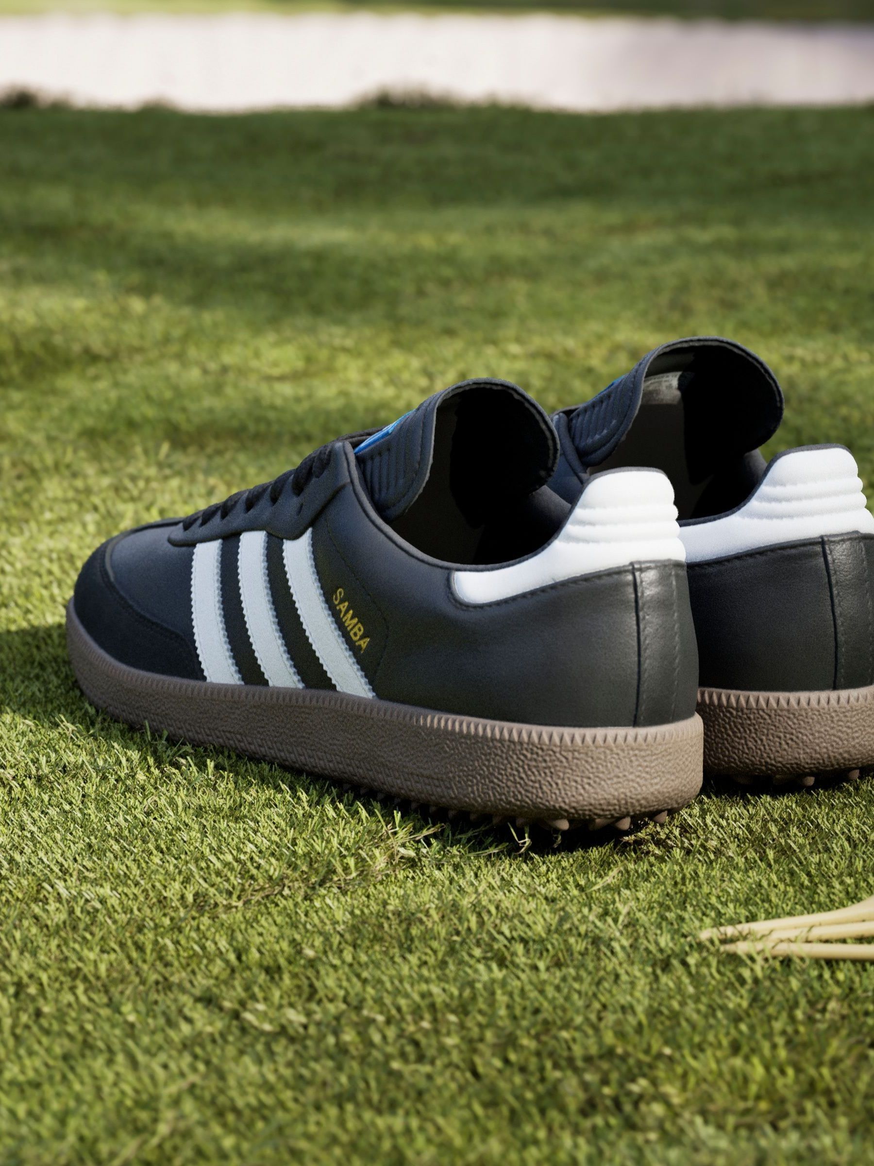 Buy adidas Golf Black/White Samba Spikeless Shoes from Next South