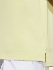adidas Golf Light Yellow Go-To Sleeveless Polo Shirt - Image 6 of 6