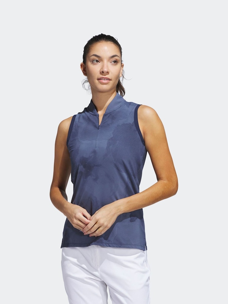 Темно-синяя рубашка поло adidas Golf Ultimate365 Tour - Изображение 1 из 7