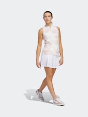 adidas Golf Ultimate365 Tour Taupe Brown Polo Shirt - Image 3 of 7
