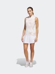 adidas Golf Ultimate365 Tour Taupe Brown Polo Shirt - Image 4 of 7