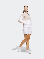 adidas Golf Half-Zip Taupe Brown Jacket - Image 2 of 6