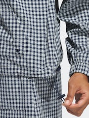 adidas Golf Navy Ultimate365 Gingham Jacket - Image 4 of 7