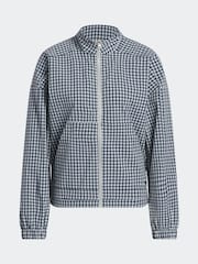adidas Golf Navy Ultimate365 Gingham Jacket - Image 7 of 7