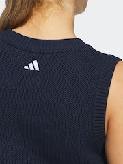 adidas Golf Navy Ultimate365 Knit Tour Vest - Image 4 of 6