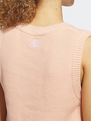 adidas Golf Coral Pink Ultimate365 Knit Tour Vest - Image 5 of 6