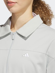 adidas Golf Silver Go-To Twistknit Jacket - Image 4 of 7