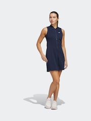 adidas Golf Navy Go-To Twistknit Dress - Image 1 of 9