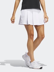 adidas Golf Womens Ultimate365 Tour Pleated White Skirt - Image 2 of 7