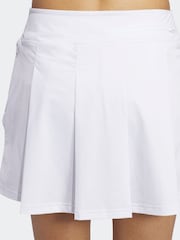 adidas Golf Womens Ultimate365 Tour Pleated White Skirt - Image 6 of 7