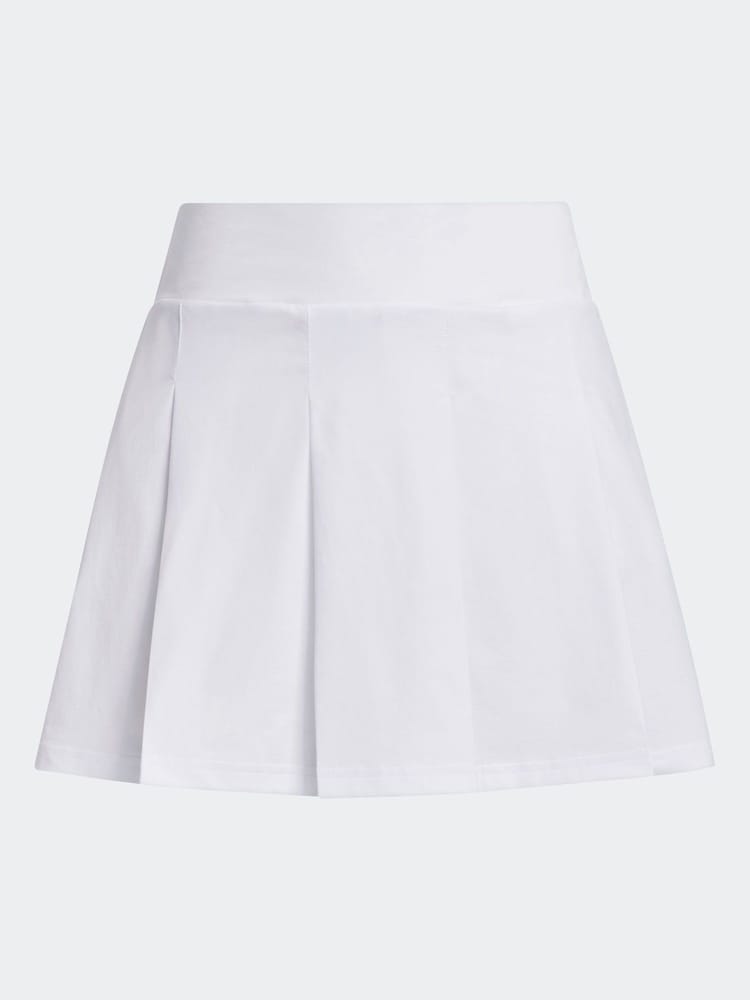 adidas Golf Womens Ultimate365 Tour Pleated White Skirt - Image 7 of 7