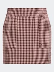 adidas Golf Burgundy Red Ultimate365 Gingham Skirt - Image 7 of 7