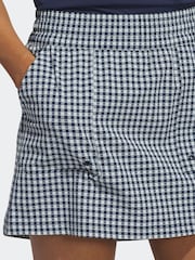 adidas Golf Navy Ultimate 365 Gingham Skirt - Image 4 of 7