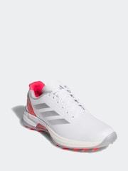 adidas Golf White/Silver Adizero ZG Spikeless Trainers - Image 1 of 9