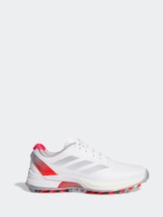 adidas Golf White/Silver Adizero ZG Spikeless Trainers - Image 2 of 9