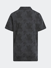 adidas Golf Kids Printed Scripted Polo Shirt - Image 2 of 5