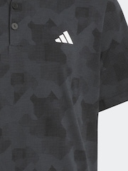 adidas Golf Kids Printed Scripted Polo Shirt - Image 3 of 5