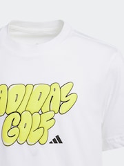 adidas Golf Kids Golf Graphic 100% Cotton T-Shirt - Image 3 of 5