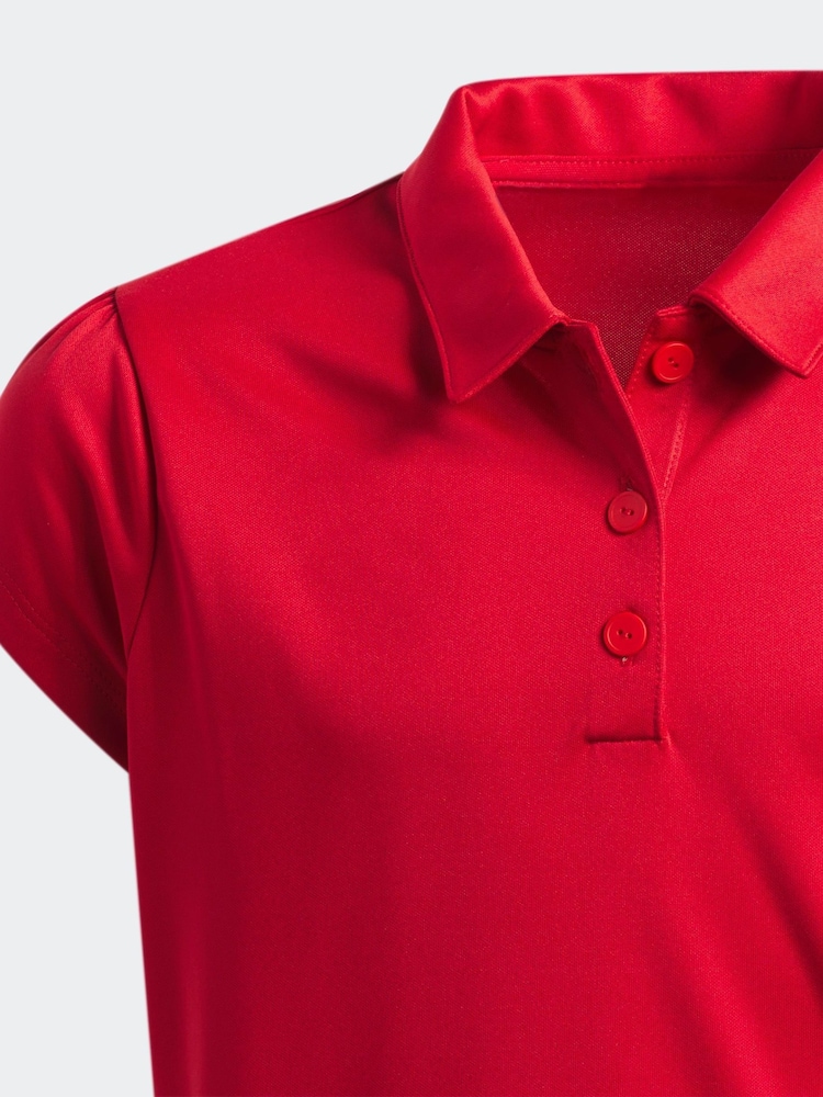 adidas Golf Kids Performance Polo Shirt - Image 4 of 5