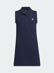 adidas Golf Kids Navy Piqué Club Dress - Image 2 of 8