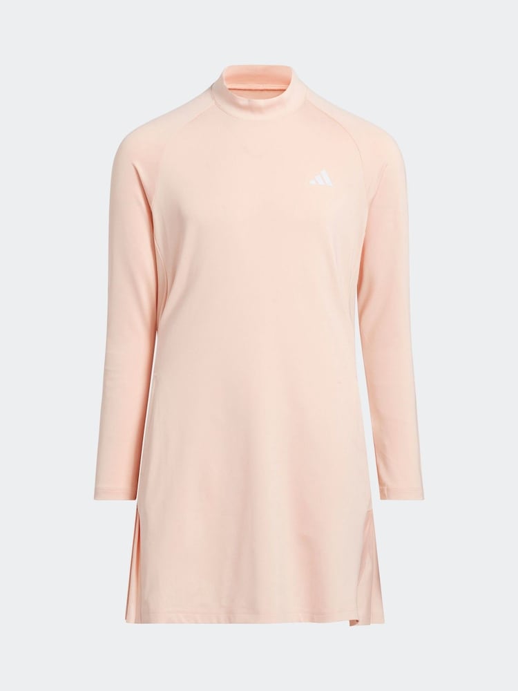 adidas Golf Kids Coral Pink AEROREADY Long Sleeve Dress - Image 2 of 8