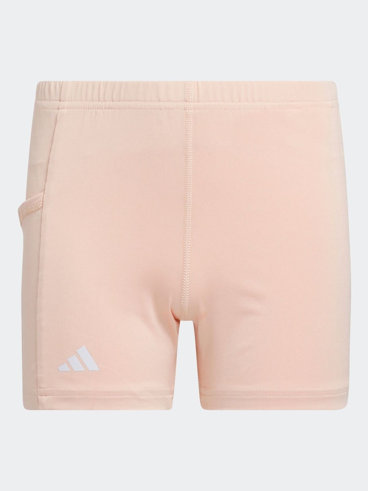 adidas Golf Kids Coral Pink AEROREADY Long Sleeve Dress - Image 3 of 8