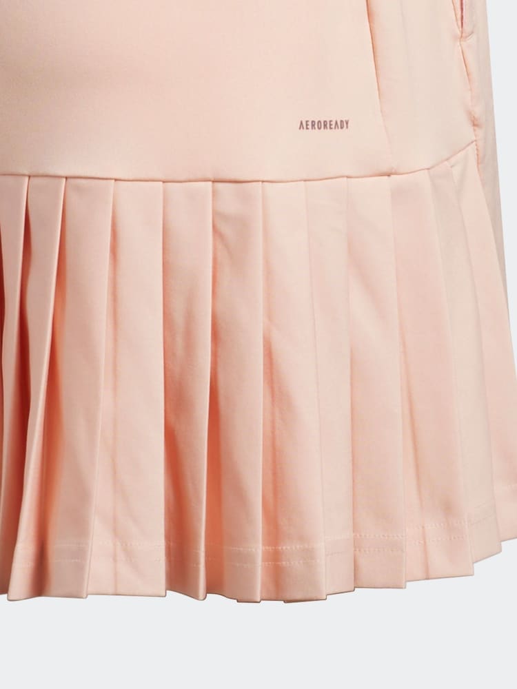 adidas Golf Kids Coral Pink AEROREADY Long Sleeve Dress - Image 8 of 8