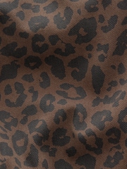 Leopard Hourglass Leopard Print Wide Leg 100% Cotton Jeans - Image 9 of 9
