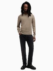 AllSaints Taylor Green Mode Merino Crew Jumper - Image 4 of 7