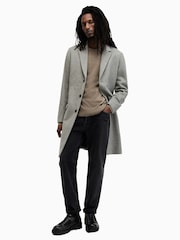 AllSaints Taylor Green Mode Merino Crew Jumper - Image 5 of 7