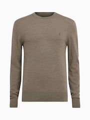 AllSaints Taylor Green Mode Merino Crew Jumper - Image 7 of 7