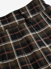 Green Check Pleated Kilt Maxi Skirt - Image 6 of 7