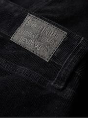 Superdry Black Low Rise Cord Flare Jeans - Image 5 of 5