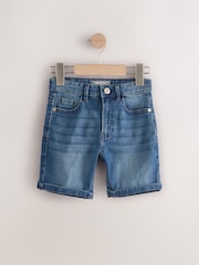 Mid Blue Denim Shorts - Image 1 of 3