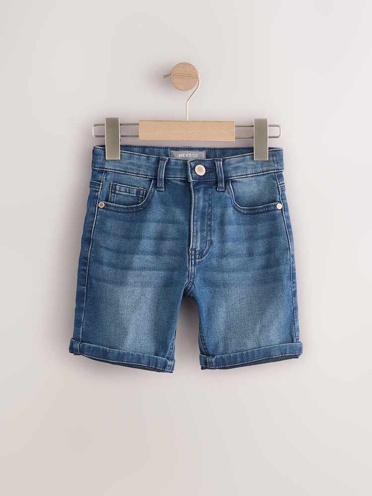Mid Blue Denim Shorts - Image 1 of 3