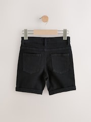Black Denim Shorts - Image 2 of 2
