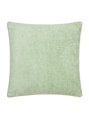 Morris & Co. Sunflower Stone Snakeshead Jacquard Chenille Piped Cushion - Image 2 of 4