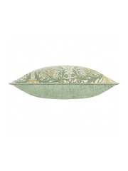 Morris & Co. Sunflower Stone Snakeshead Jacquard Chenille Piped Cushion - Image 3 of 4