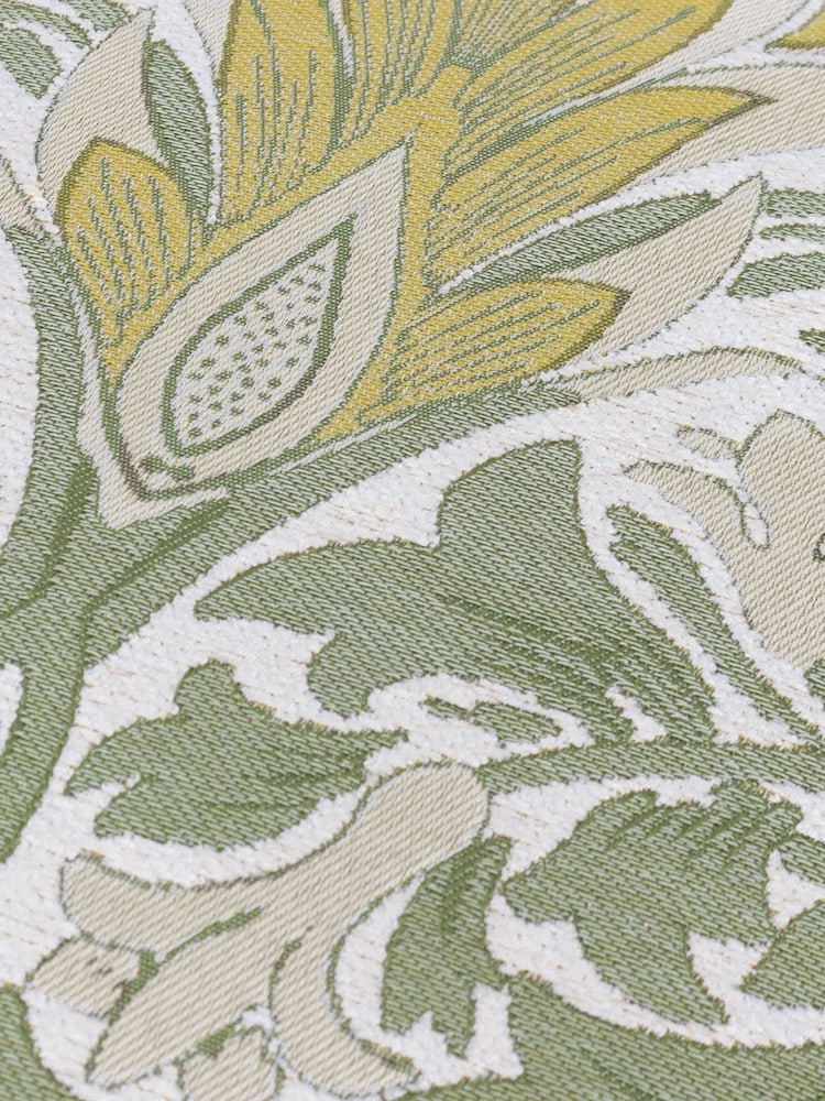 Morris & Co. Sunflower Stone Snakeshead Jacquard Chenille Piped Cushion - Image 7 of 7 Morris & Co. Sunflower Stone Snakeshead Jacquard Chenille Piped Cushion - Image 7 of 7