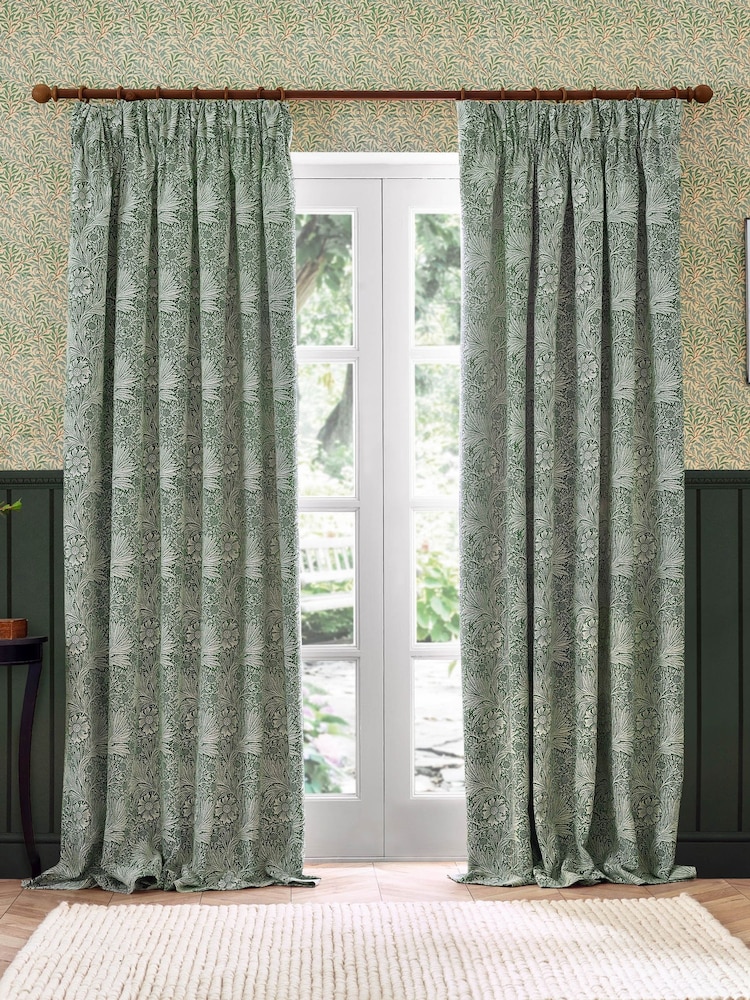 Morris & Co Marigold Jacquard Pencil Pleat Curtains - Изображение 6 из 6 Morris & Co Marigold Jacquard Pencil Pleat Curtains - Изображение 6 из 6