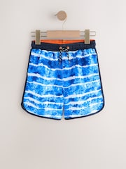 Blue Tiedye Printed Swim Shorts (3-16yrs) - Image 1 of 5