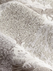 Morris & Co Linen The Brook Jacquard Pencil Pleat Curtain - Image 6 of 7
