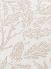 Morris & Co Ivory Acorn Tonal Jacquard Piped Cushion - Image 3 of 4