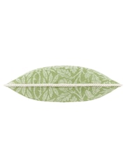 Morris & Co Sage Acorn Tonal Jacquard Piped Cushion - Image 2 of 4