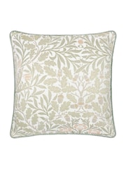Morris & Co Stone Sage Acorn Jacquard Chenille Cushion - Image 1 of 4