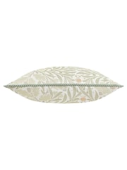 Morris & Co Stone Sage Acorn Jacquard Chenille Cushion - Image 2 of 4